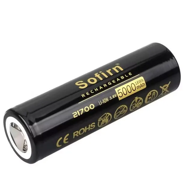 BATERIA RECARREGÁVEL SOFIRN 21700 5000MAH