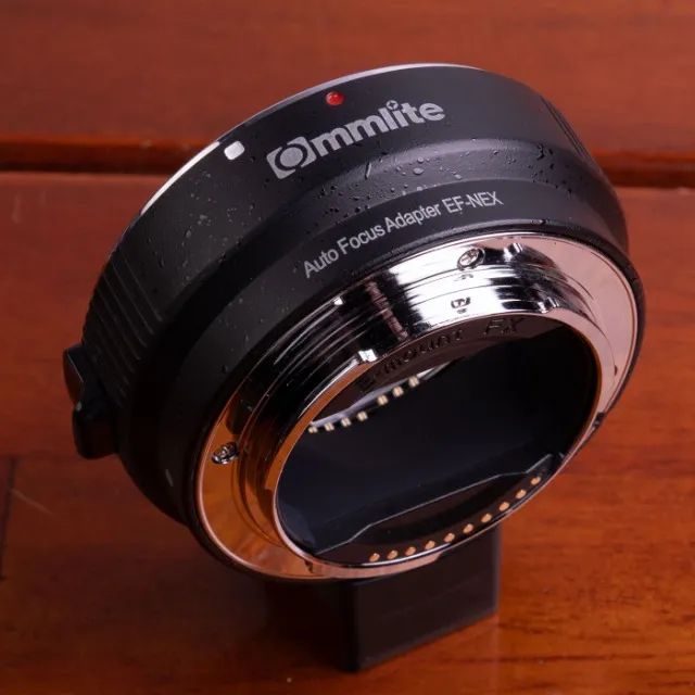 Adaptador Eletrônico Commlite (Lente Canon EF p/ Sony E) | Suporte AF-S