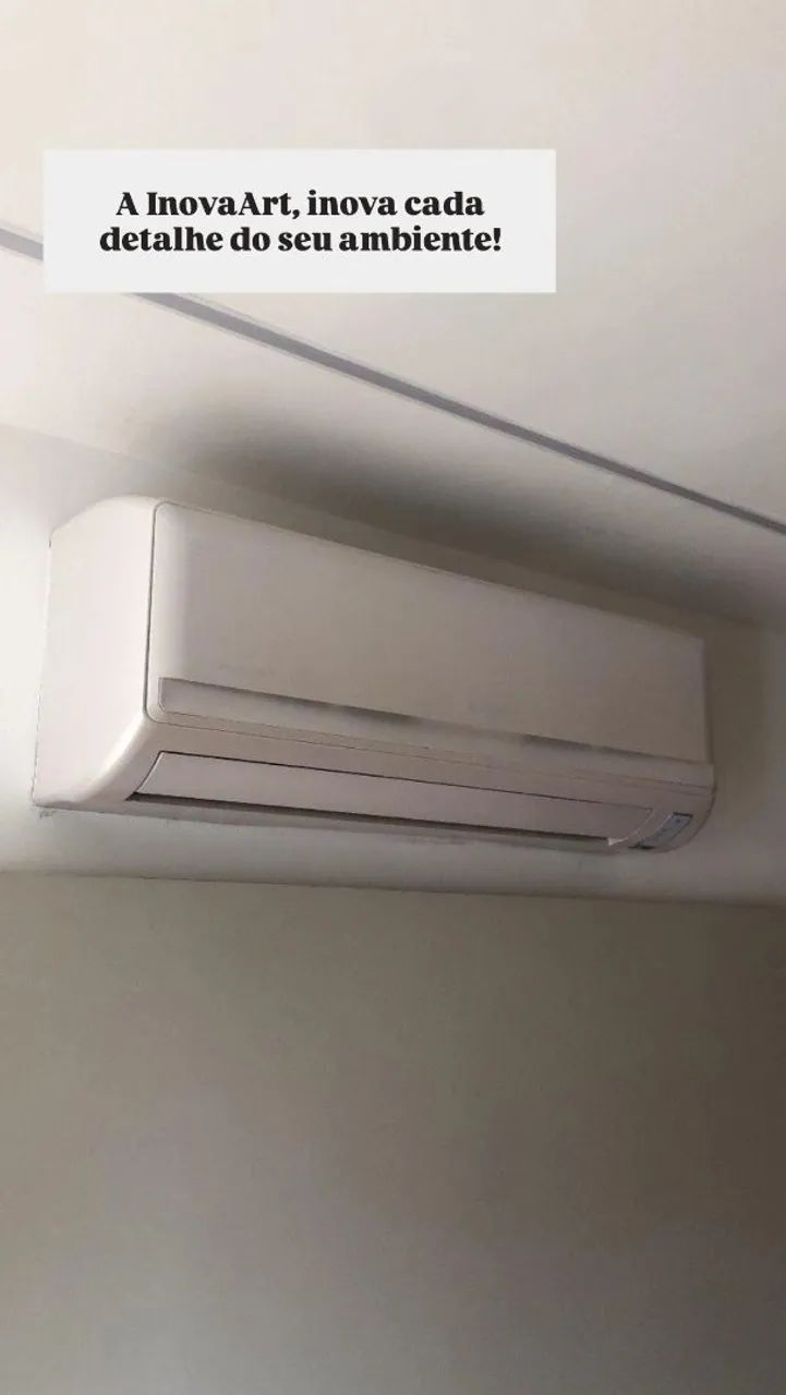 ENVELOPAMENTO DE AR-CONDICIONADO - InovaArt transformando ambientes.