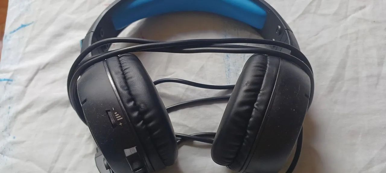 Headphone HP com microfone pouco uso. - Foto 4