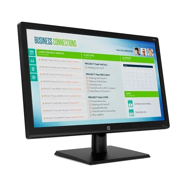 Monitor HP 18.5" Led HD 60Hz 5ms Vesa Widescreen VGA - WZetta - Foto 3