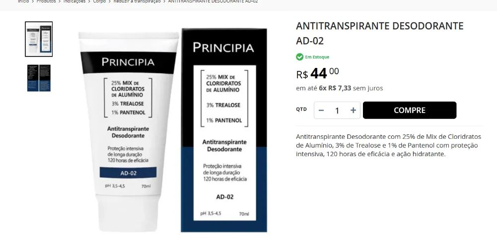 2x ANTITRANSPIRANTE DESODORANTE AD-02 - Foto 5