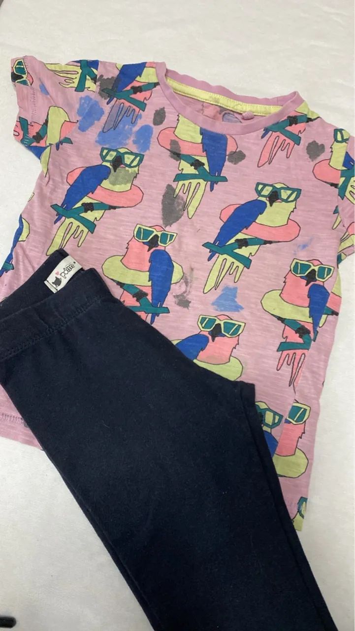 Lote de roupa de menina 1 ano  - Foto 2