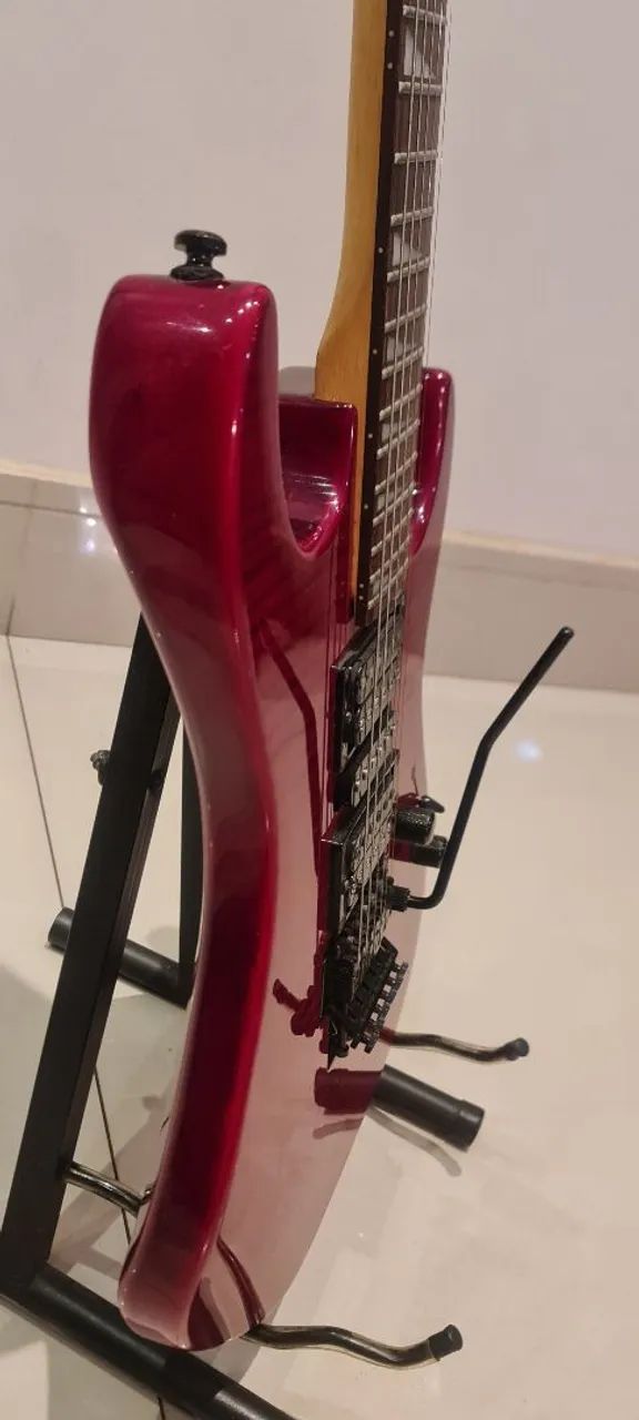 Guitarra Washburn X-Series Vermelha Flamed - Upgrade Seymour