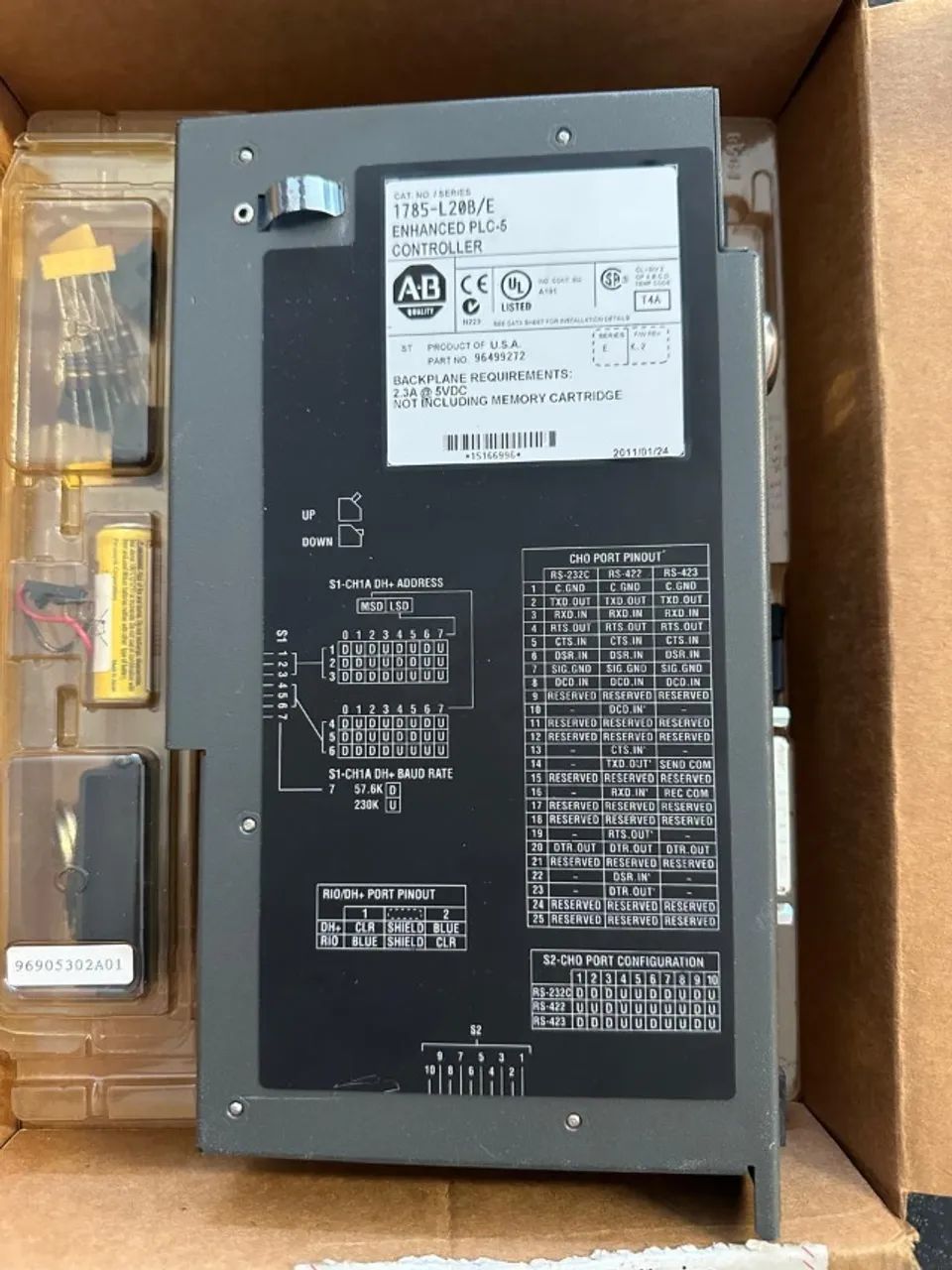 CPU Allen Bradley 1785-l20B/E - Novo - Foto 3