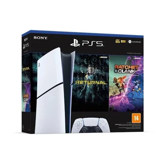Playstation 5 Slim Digital (PS5) com Jogos