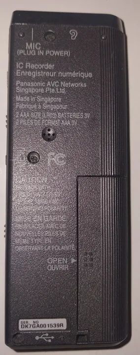 Gravador de voz Panasonic RR-US450 - Foto 2