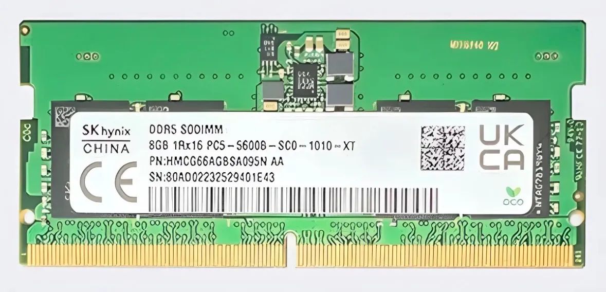 Memória ram ddr5 notebook 64312422973058120