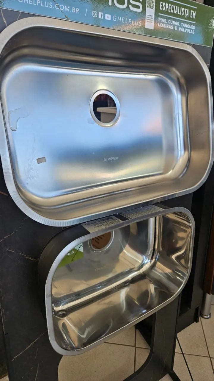 Cuba Inox para pia de cozinha Nova