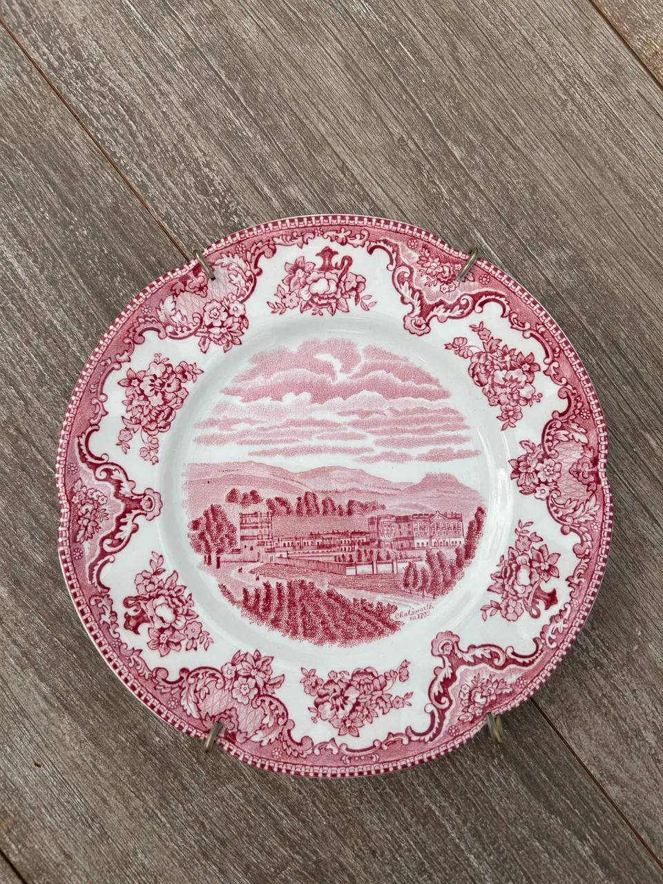 Vendo lindo prato de porcelana inglesa