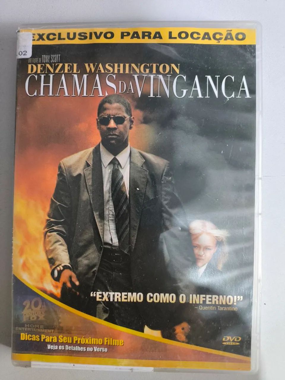 DVD - Chamas da Vingança - Denzel Washington