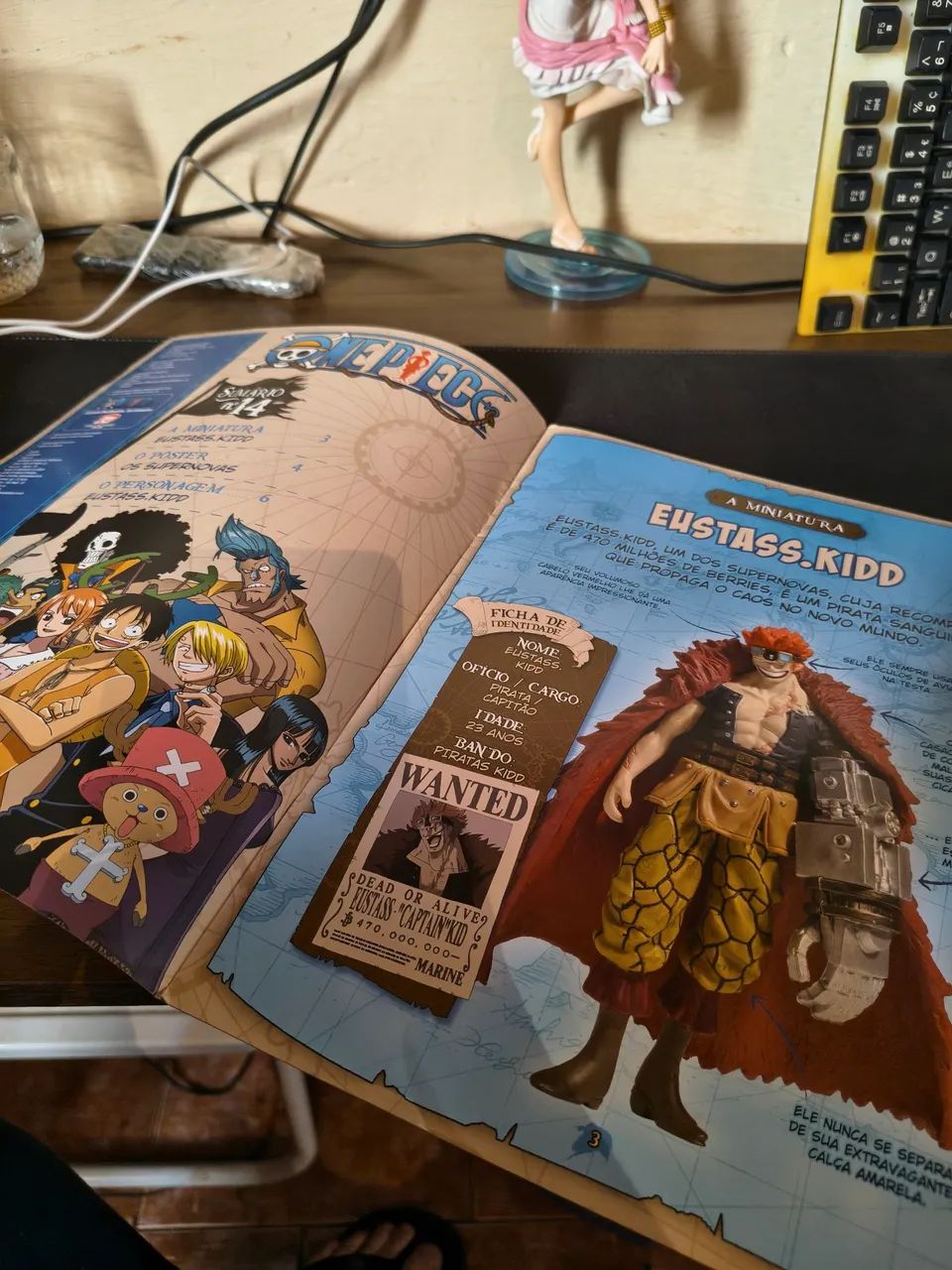 Action figure One piece eustass.KIDD salvat n.14 ac poster - Foto 5