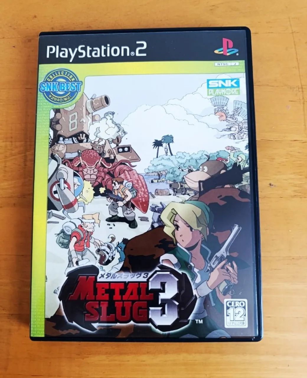 PS2 Metal Slug Japonês Completo Jogos de Vídeo Game