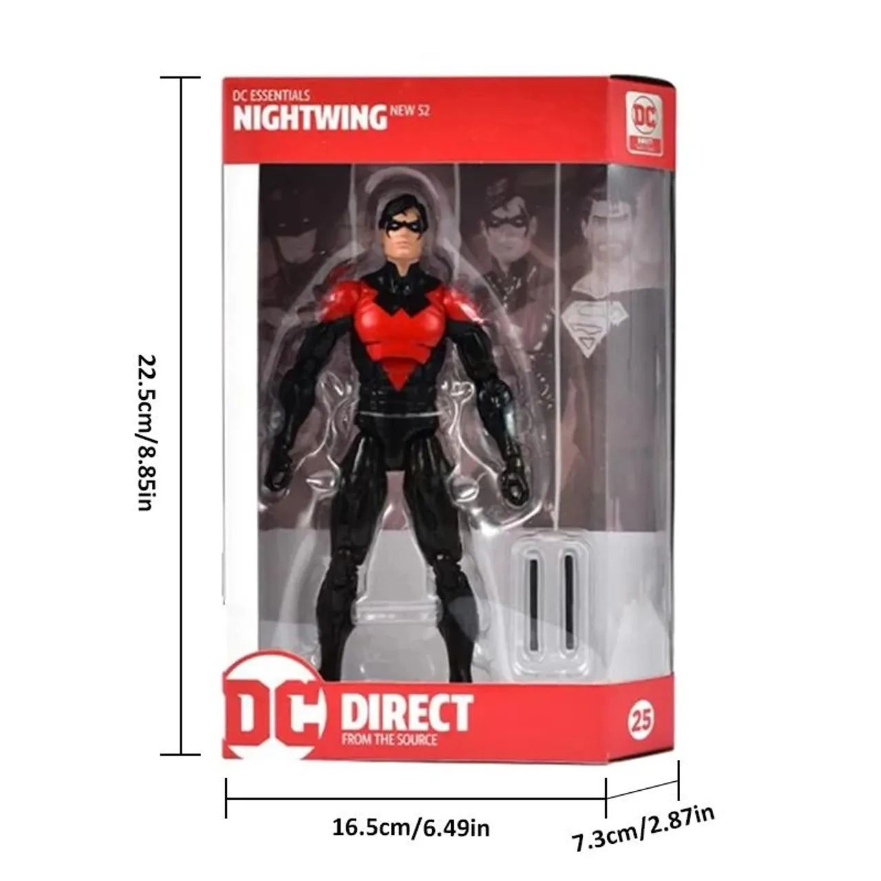 Action Figure do Grogu Nightwing DC Essentials mcfarlane