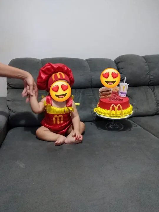 Fantasia Infantil Mcdonald's -Master chefe  - Foto 3