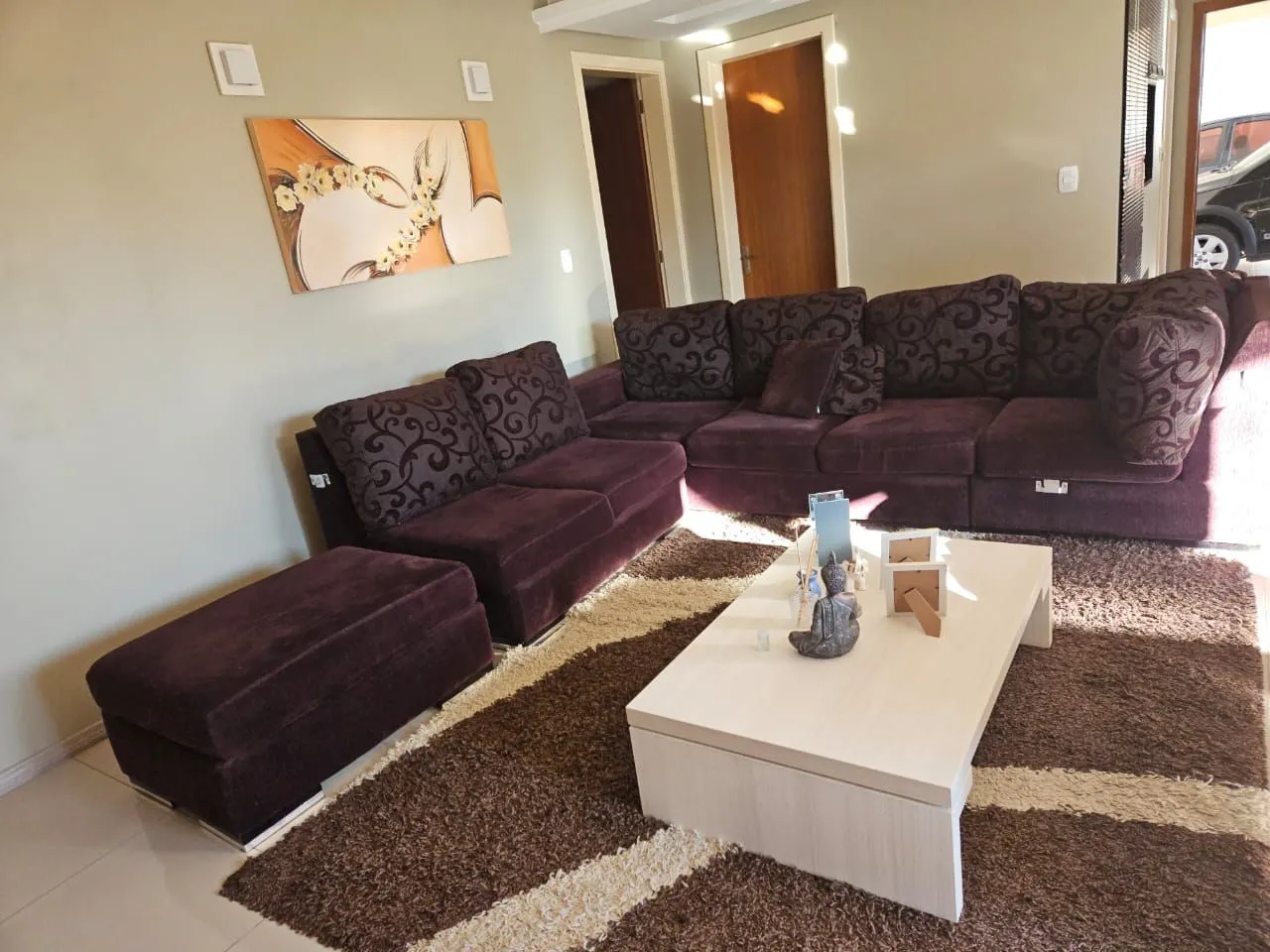 Sofá de Canto Luxuoso 6 lugares
