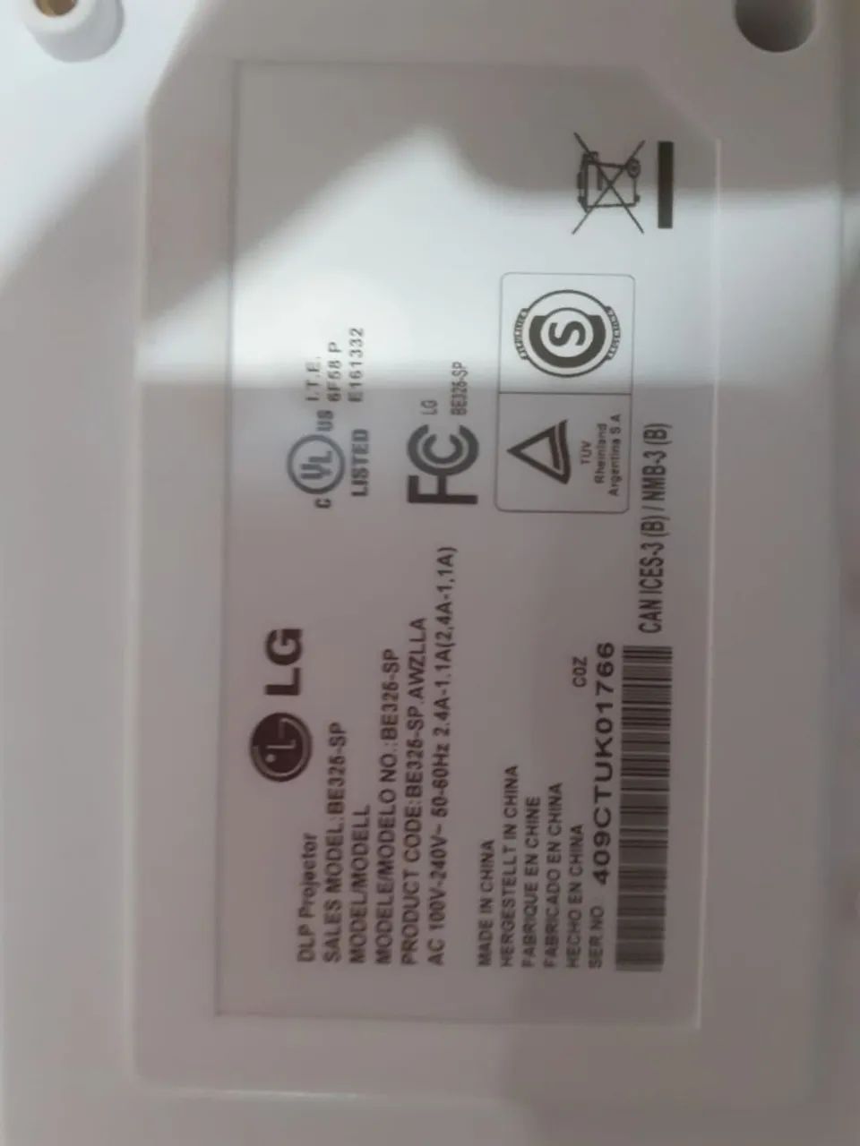 Projetor LG datashow64396801120642121