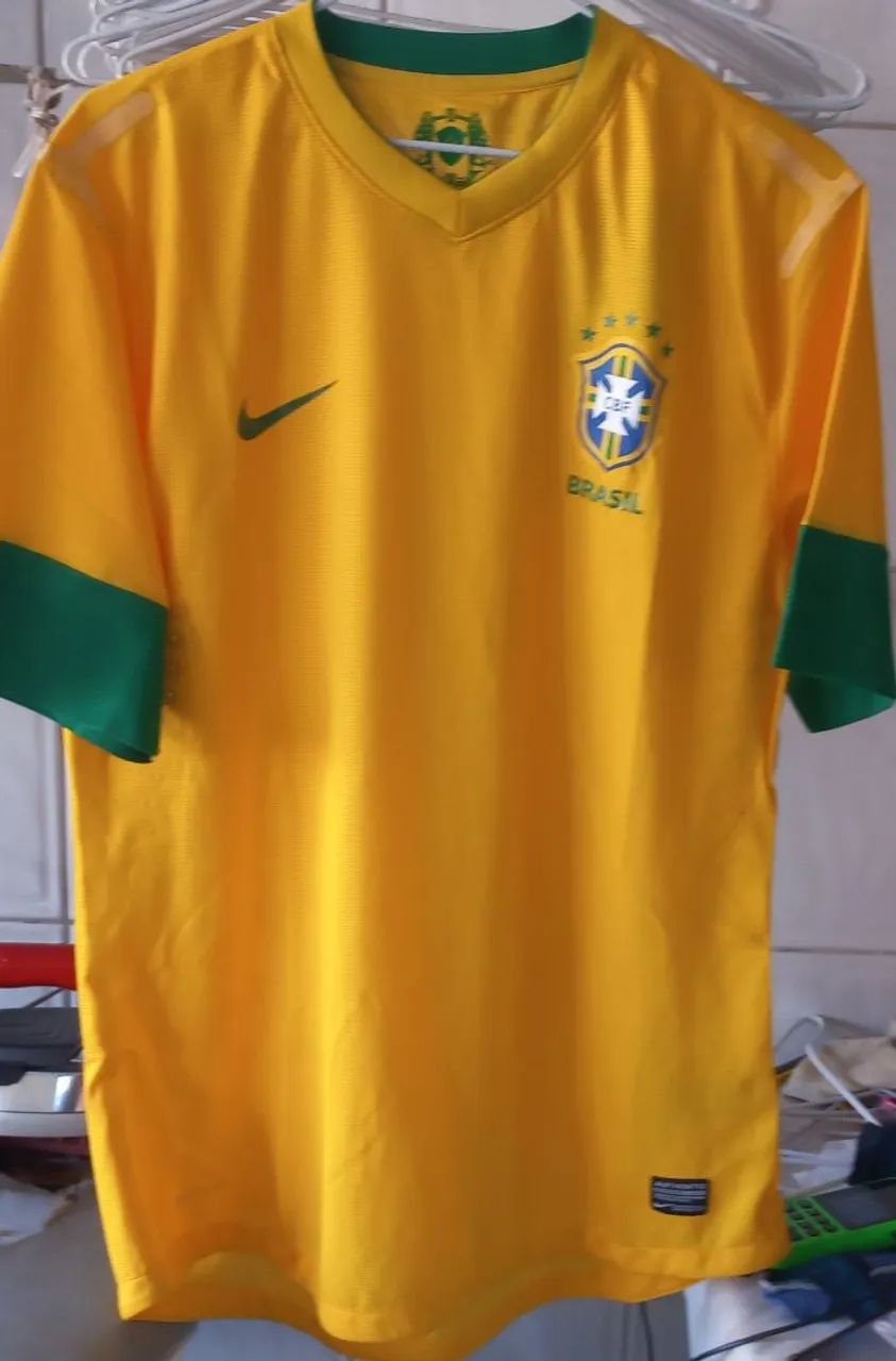 CAMISA BRASIL NIKE 2012 DE JOGO AMARELA NOVA XL FRETE GRATIS