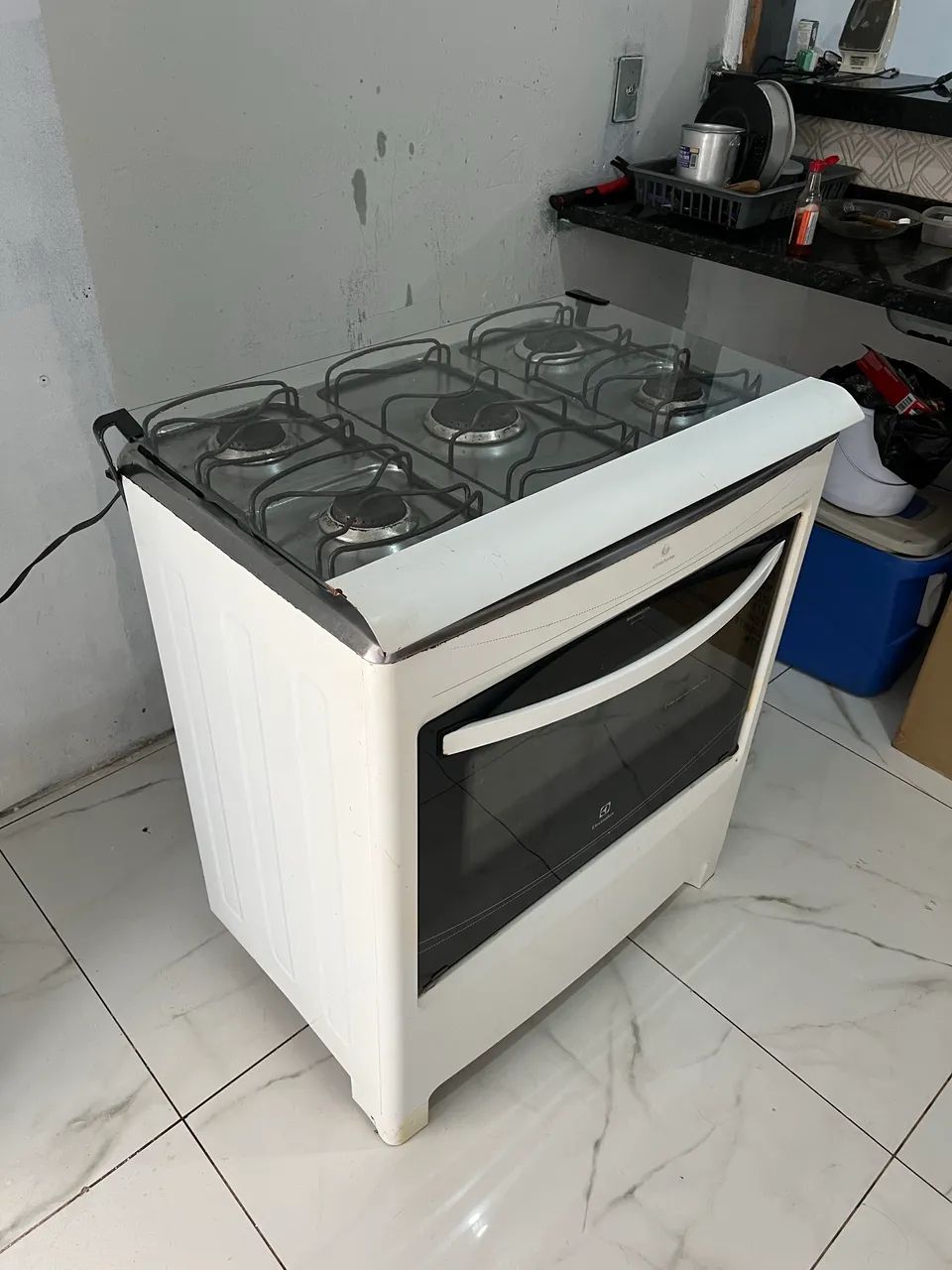 Vendo Fogão Electrolux 5 bocas Elétrico funcionando perfeitamente Entrego * - Foto 5
