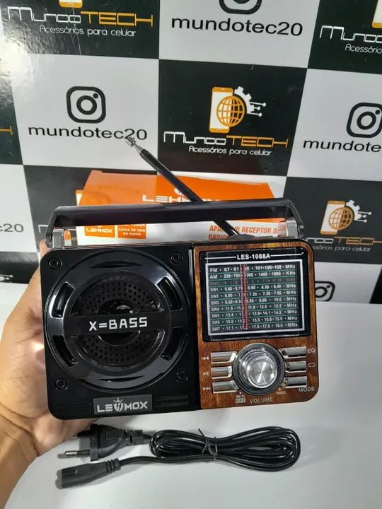 Rádio Retrô AM FM, BLUETOOTH  - Foto 3