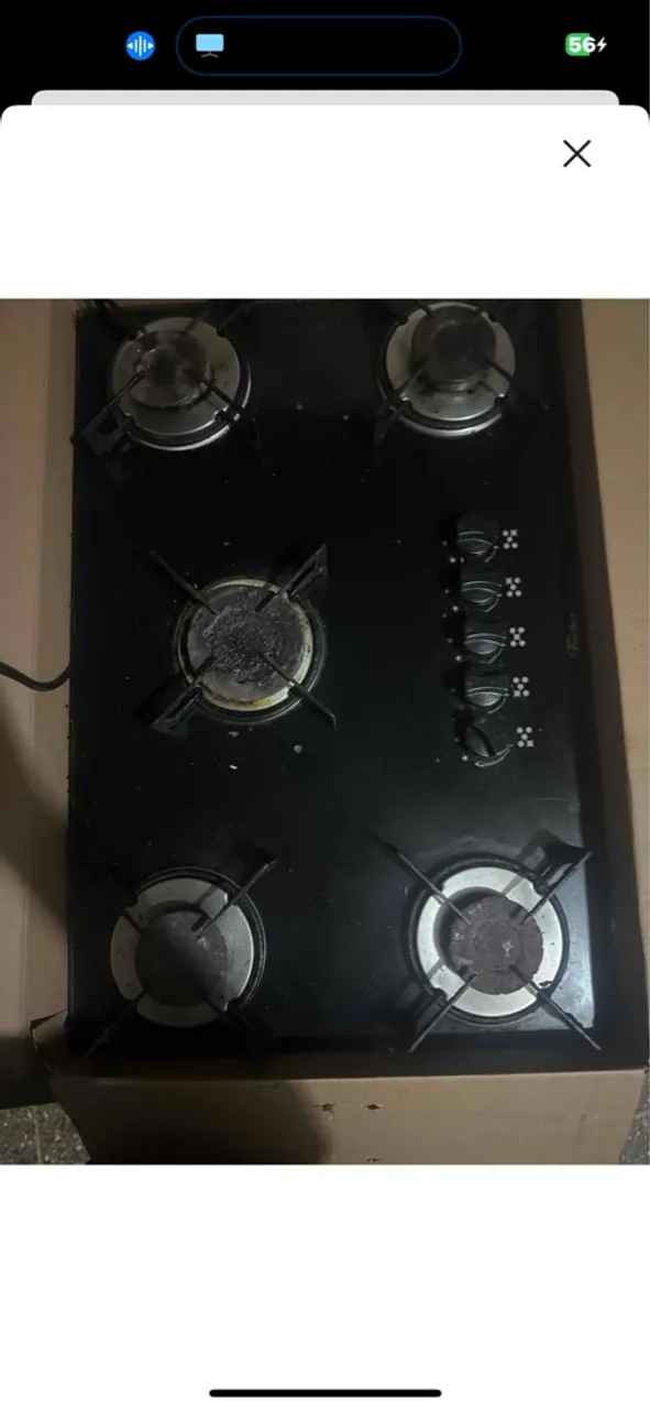 Cooktop a Gás 5 Bocas
