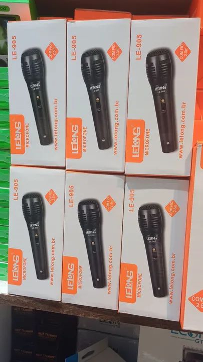 Microfone com Fio Lelong LE-905 - Novo - Foto 2