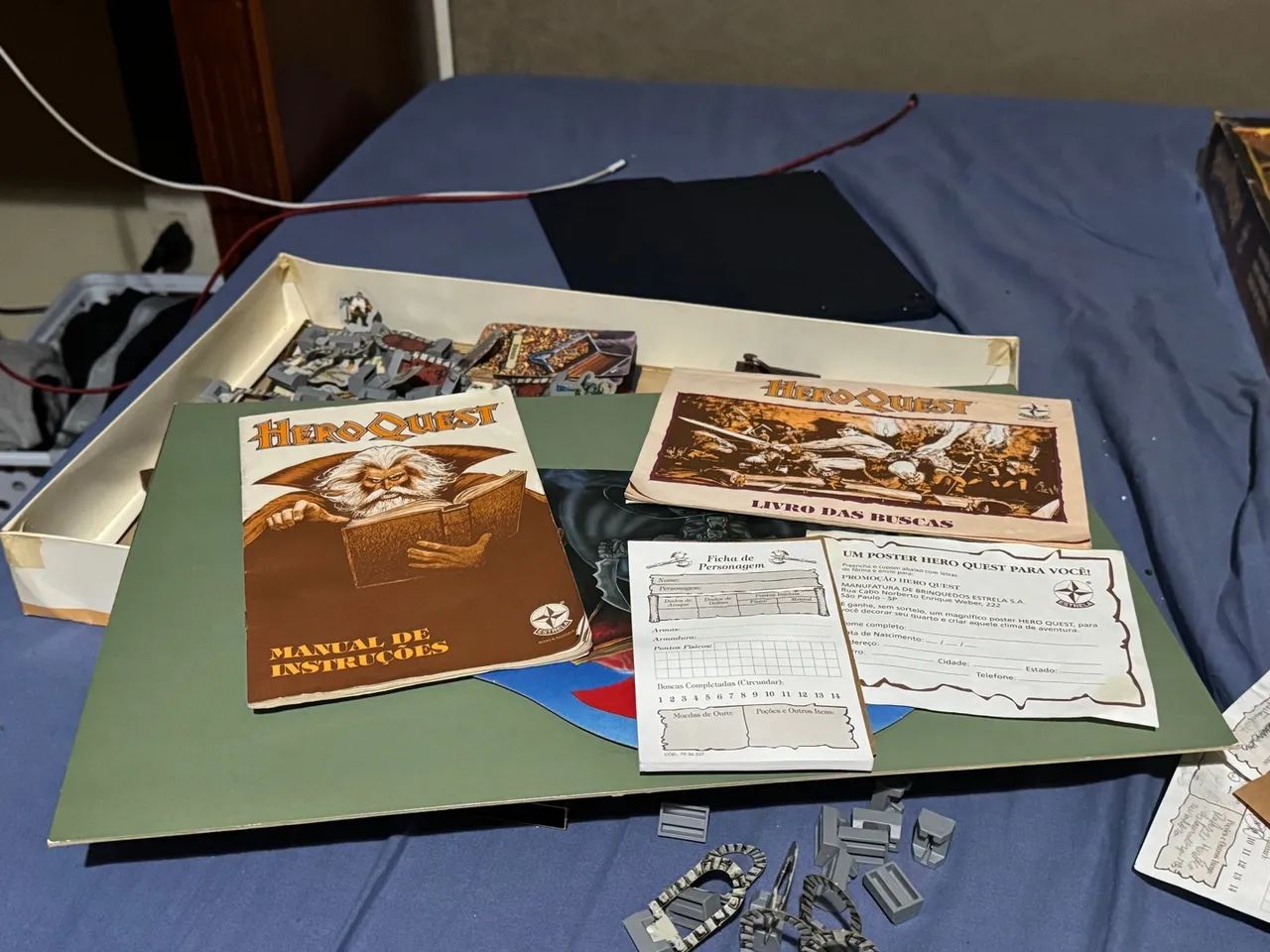 Jogo de tabuleiro HERO QUEST + 2 expansões  - Foto 2