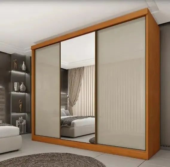 Guarda Roupa Casal 2.70 M C/03 Portas Correr e Espelho. Produto Novo Direto da Fábrica. - Foto 3