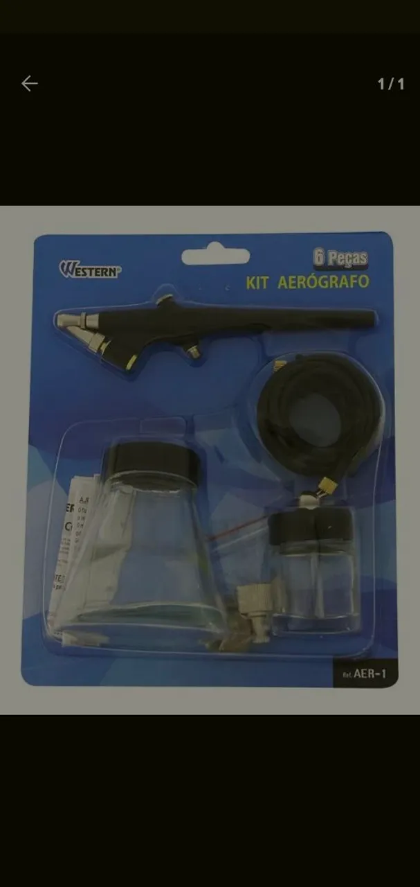 Kit Aerógrafo Western 6 Peças AER-1