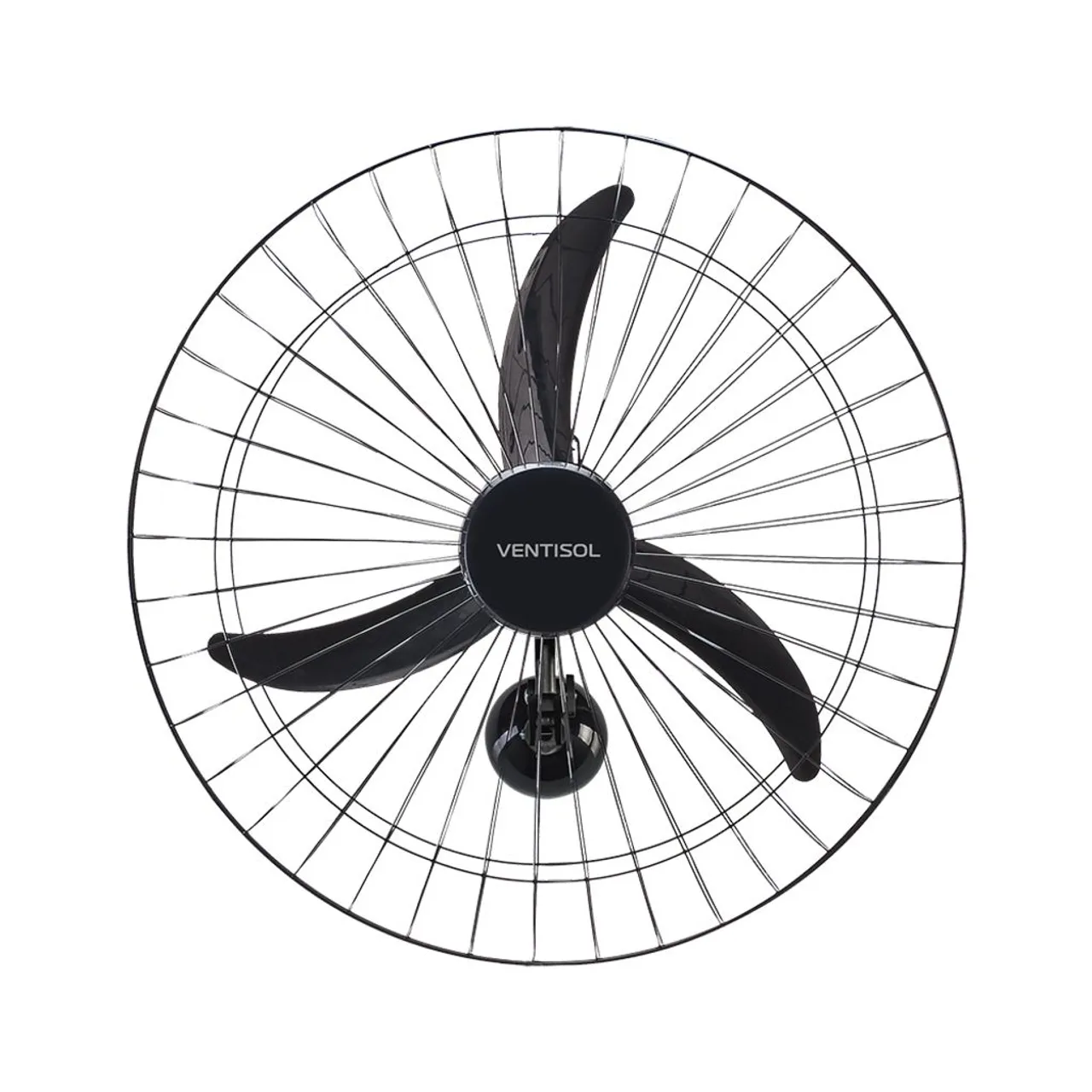 Ventilador de Parede Ventisol 60CM 127 Volts 147 Watts 3 Pás Preto