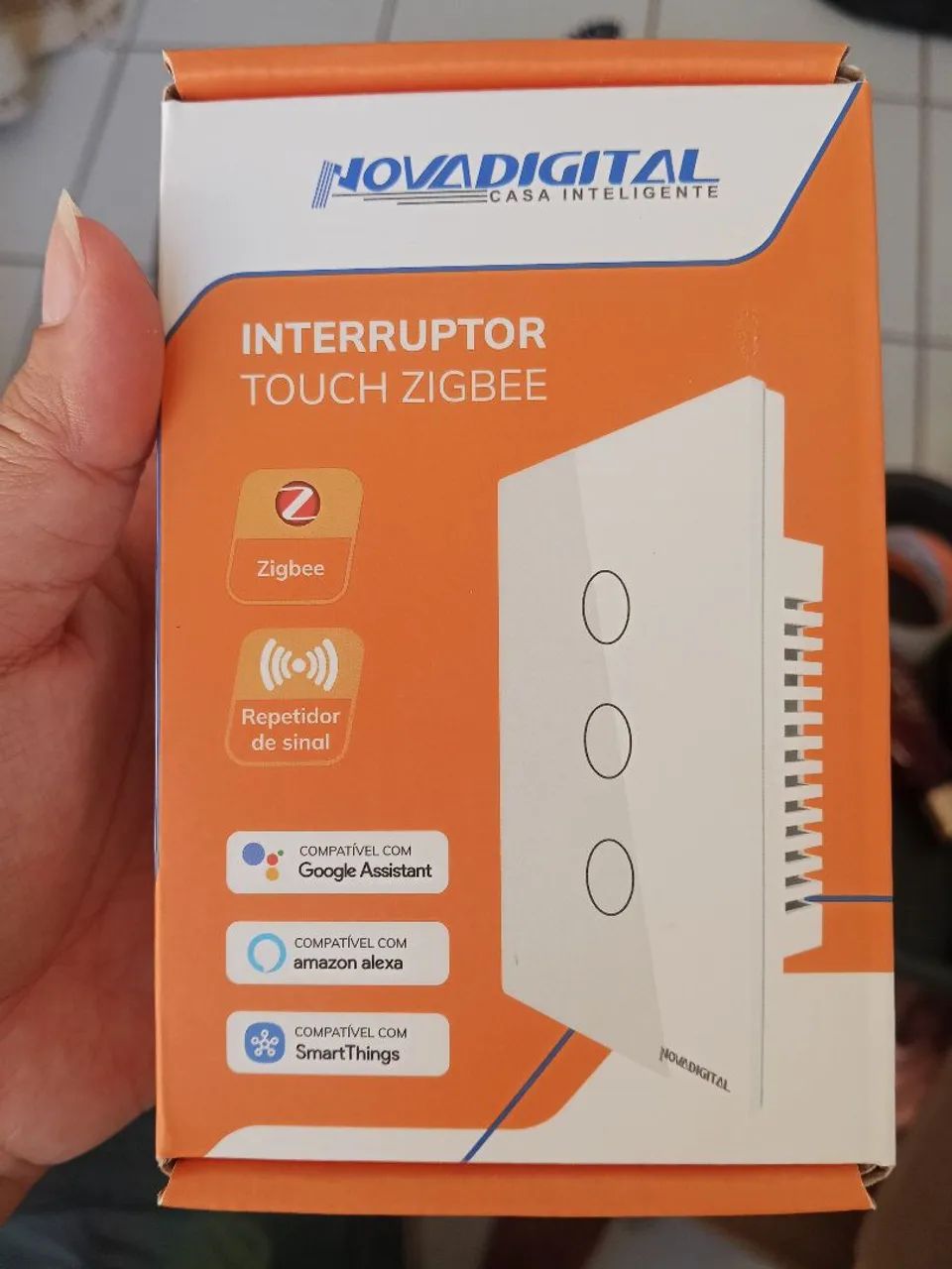 Interruptor touch 4, 3, 2 pontos