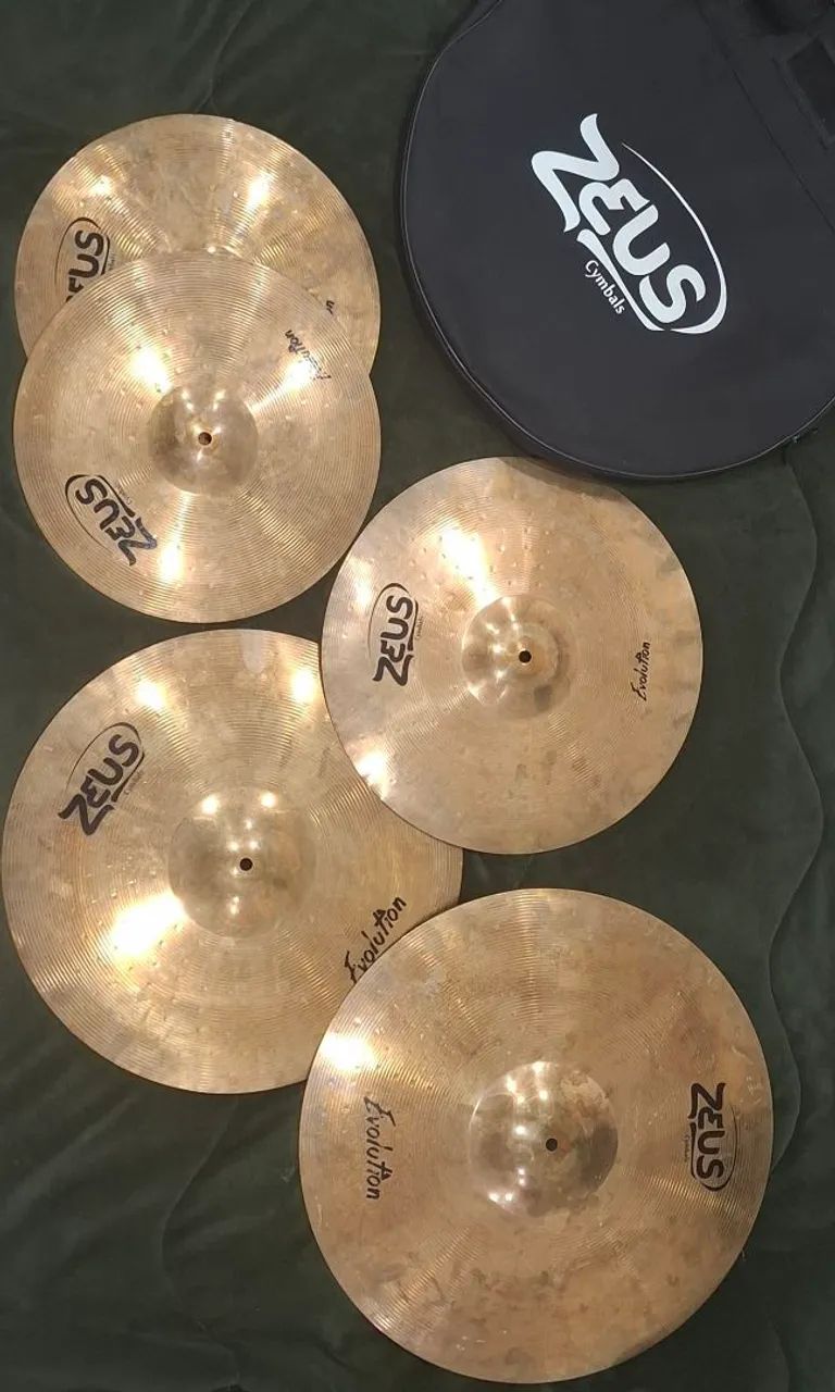 Kit de Pratos de bateria