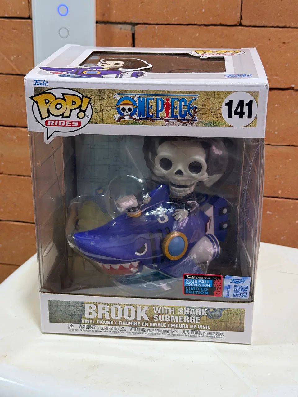 FUNKO POP BROOK WITH SHARK SUBMERGE 141 ONE PIECE