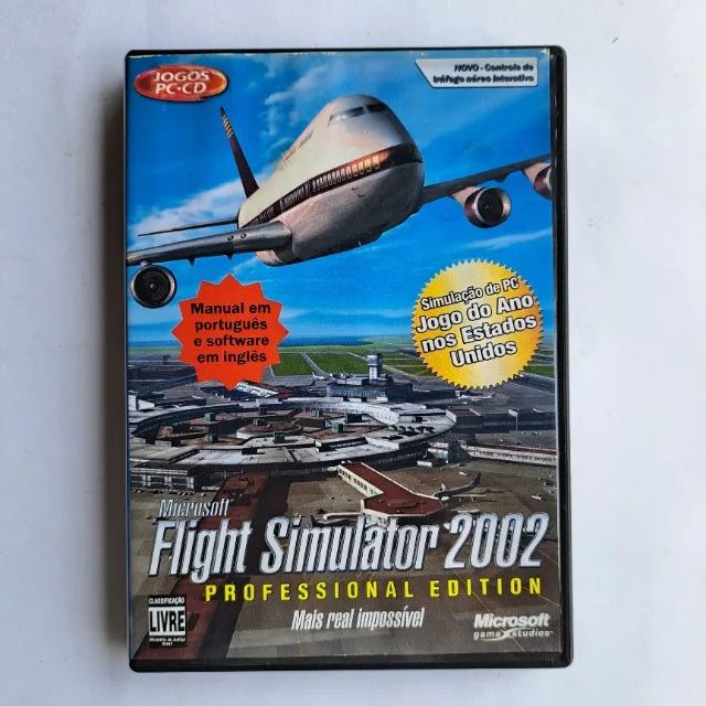 Microsoft Flight Simulator 2002 Professional Edition PC Original + Manual