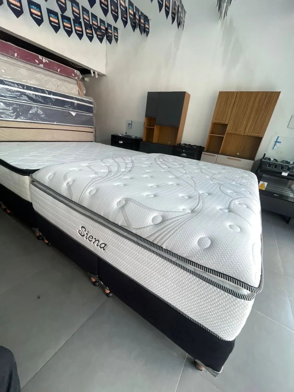 Cama Queen size de luxo com pillow - Foto 2