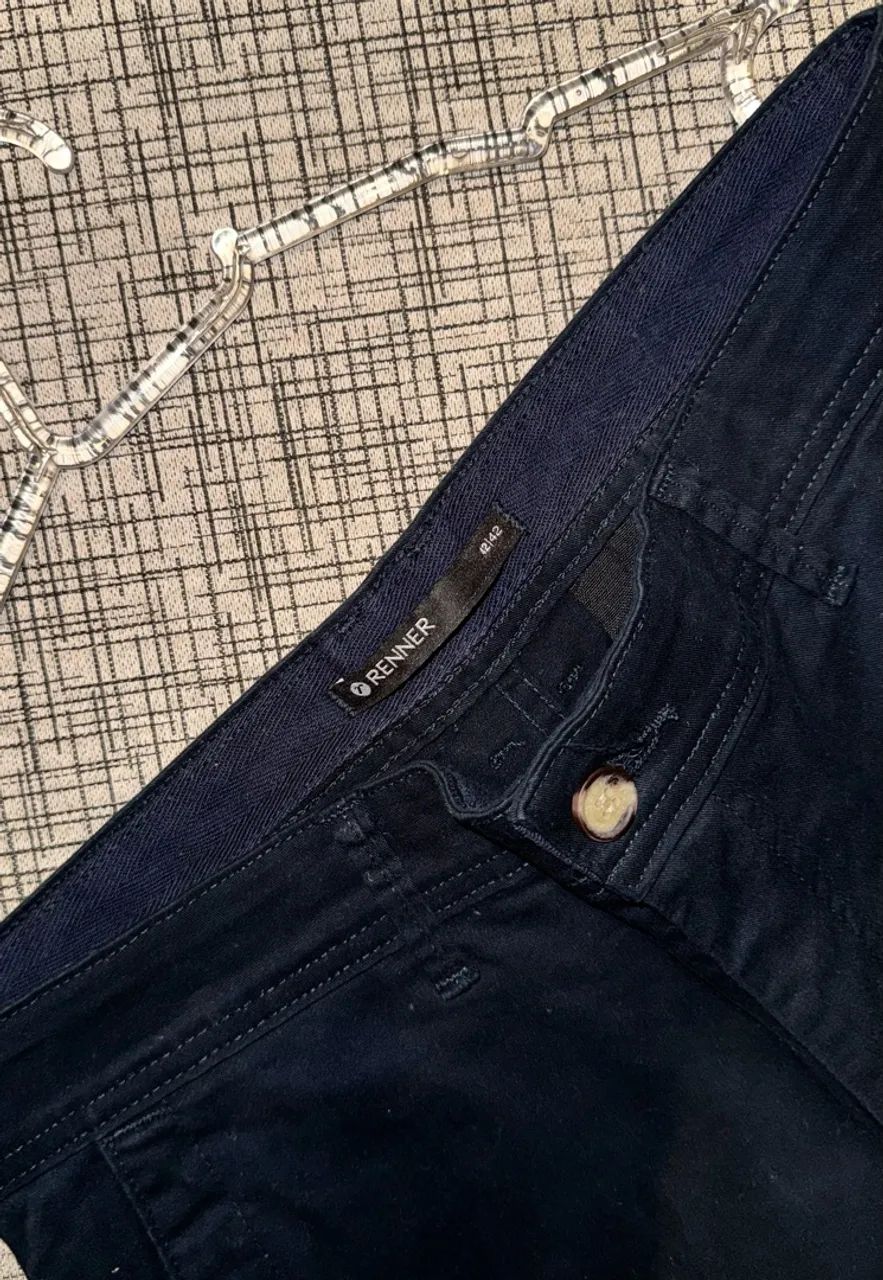 Calça Slim Sarja - Foto 2