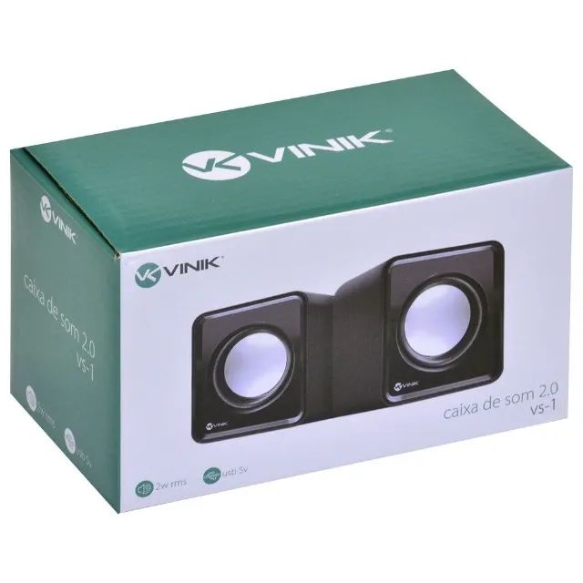 CAIXA DE SOM 2.0 USB 5V 2X 1W COM CONTROLADOR DE VOLUME - Foto 2