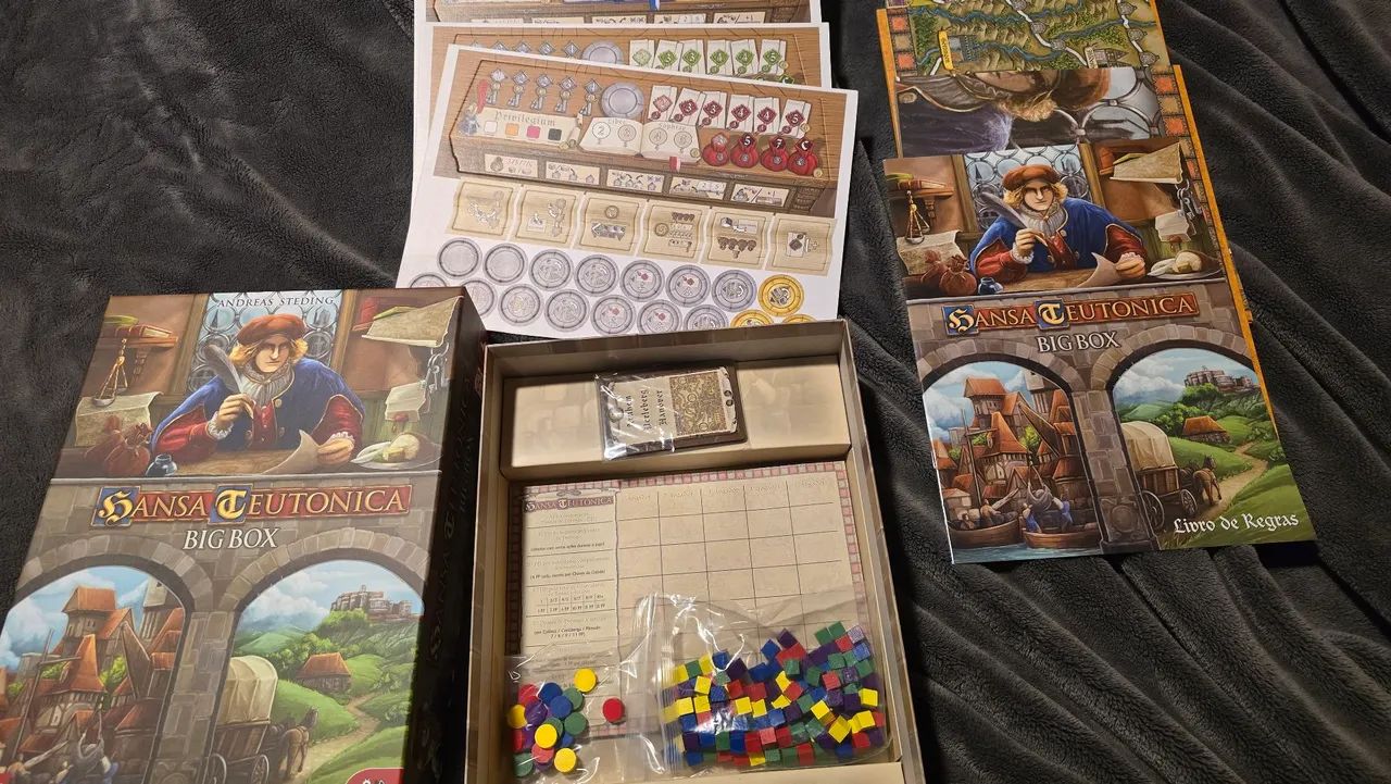 Jogo de tabuleiro - Hansa Teutonica Big Box - Galápagos