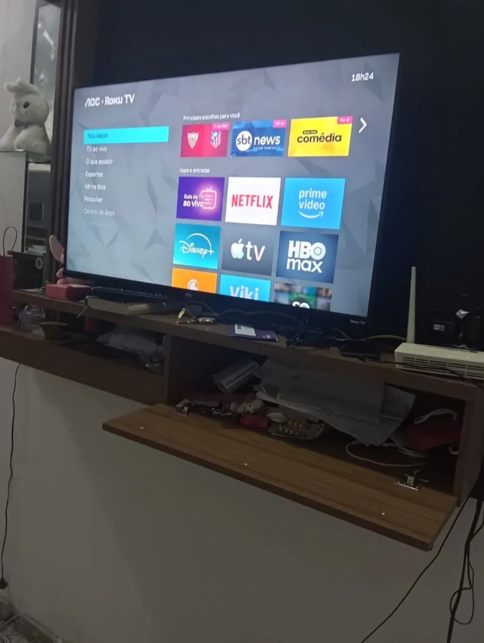 Painel para TV Até 55 Polegadas com Led - Foto 4