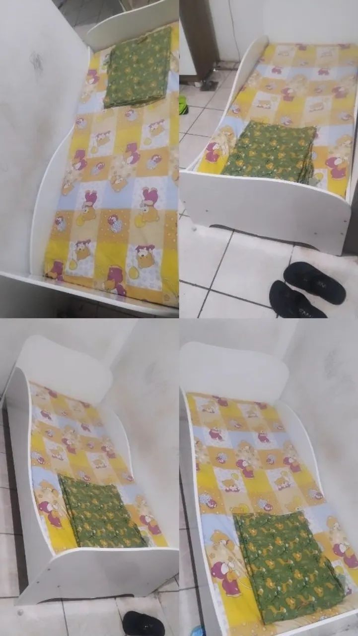 Cama infantil com colchão 