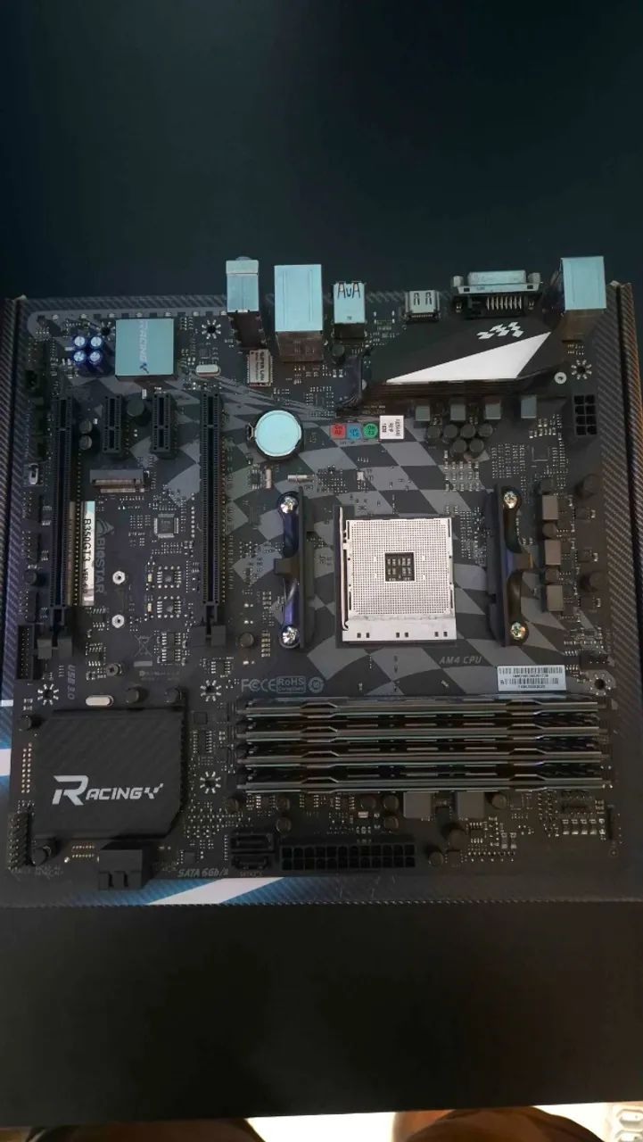 Kit Upgrade Amd Ryzen 7 1700, B350 GT3 Racing, Ballistix 16gb 2400Mhz (4x4gb) - Foto 4