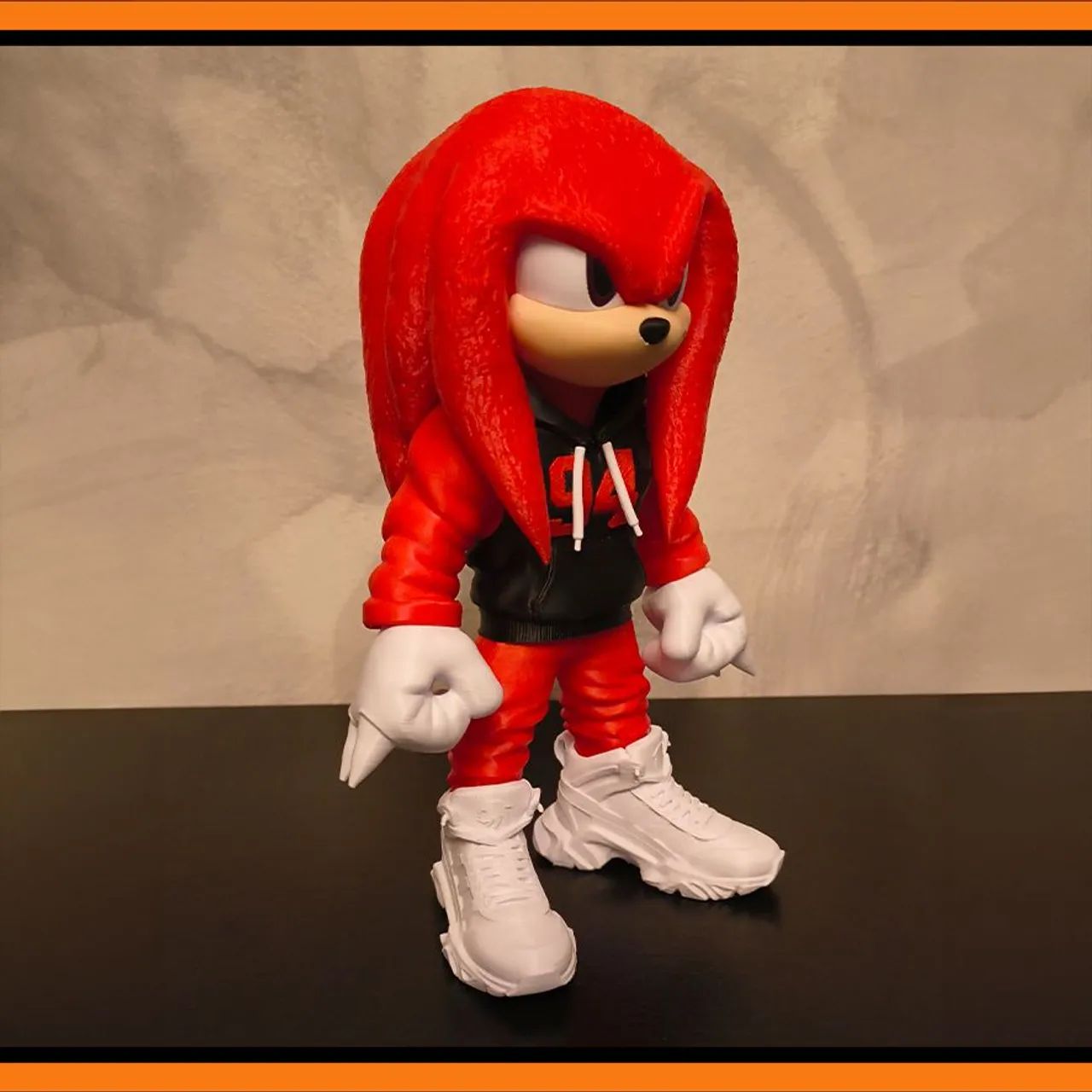 Figura Knuckles Estilo Urban - Impressão 3D  - Foto 2