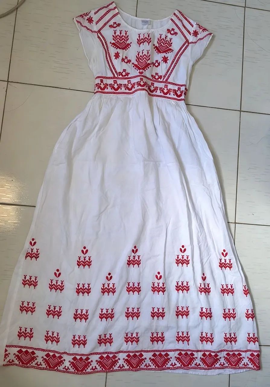 Vestido estampa vermelho G