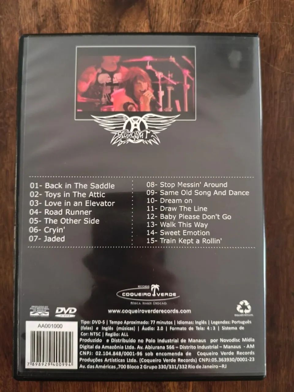 DVD Aerosmith - At Kokusai Stadium - Foto 2