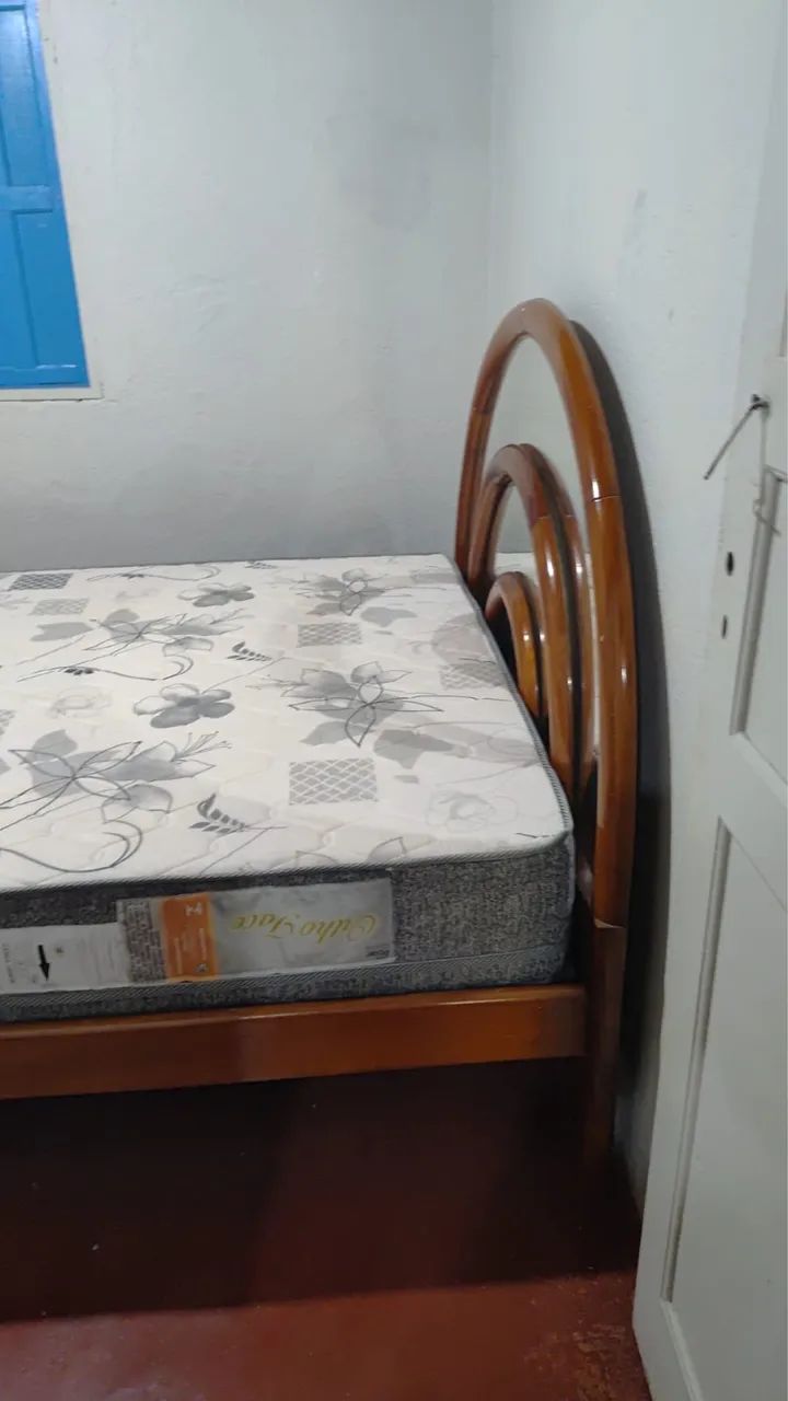 Cama de Casal Queen de Madeira - Foto 2