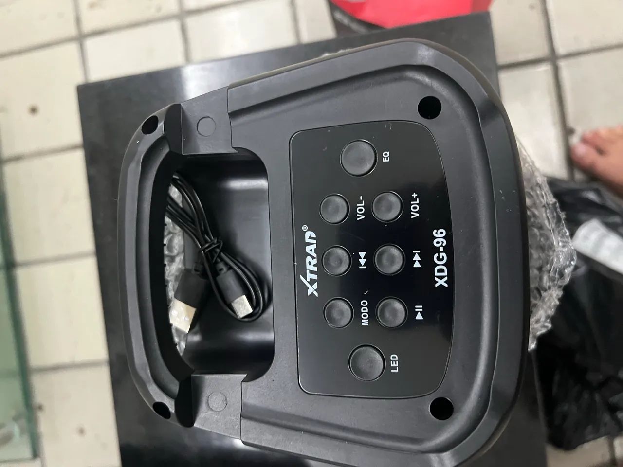 Caixa de som bateria dura muito resistente  - Foto 3