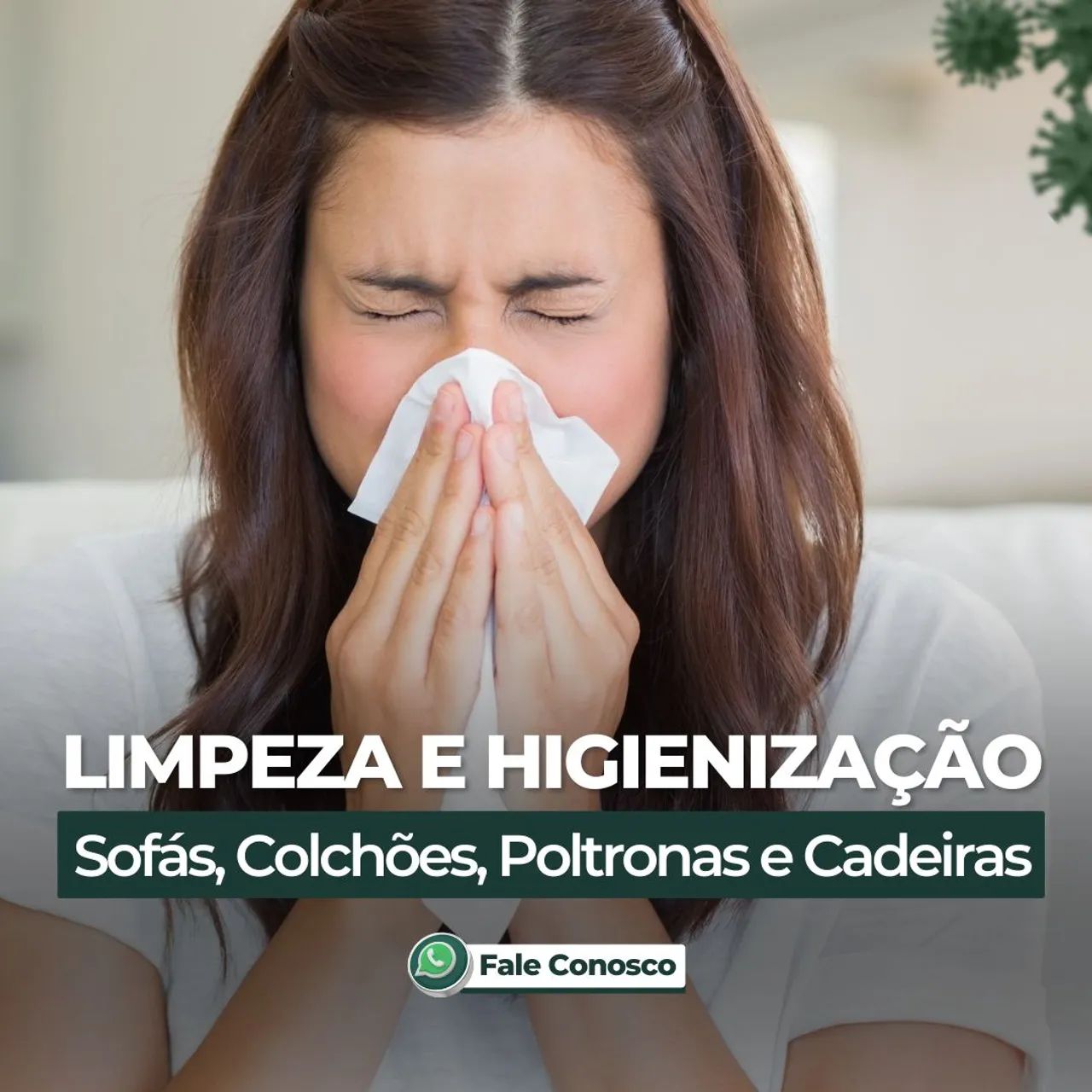 Limpeza e higienização de estofados