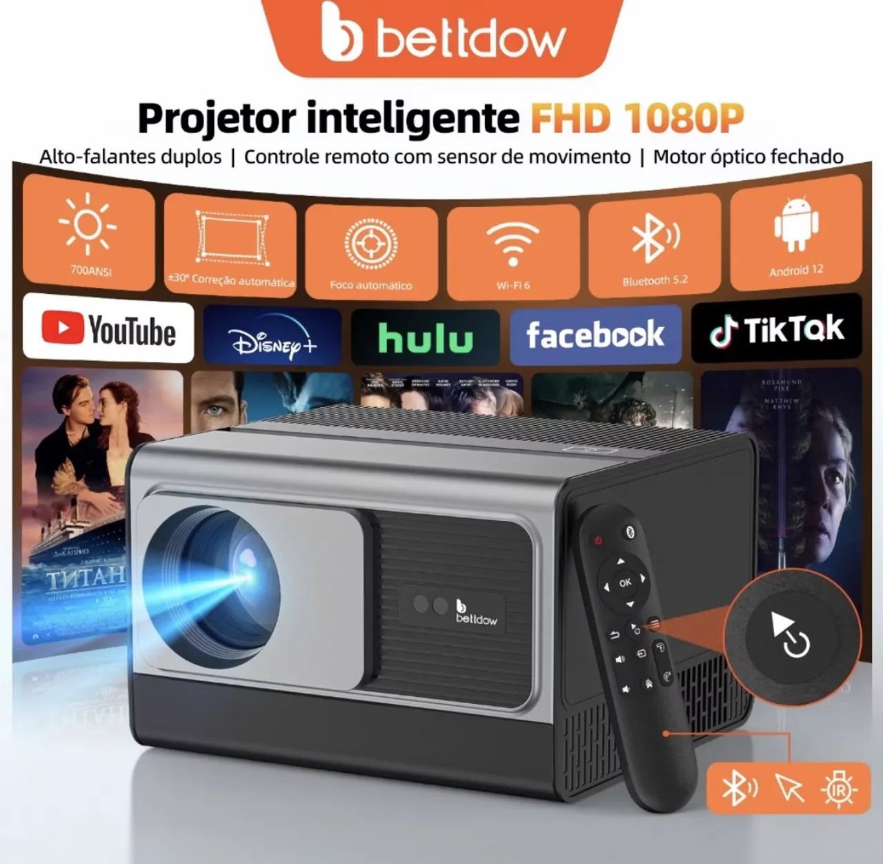 Projetor Ac1073 Bettdow