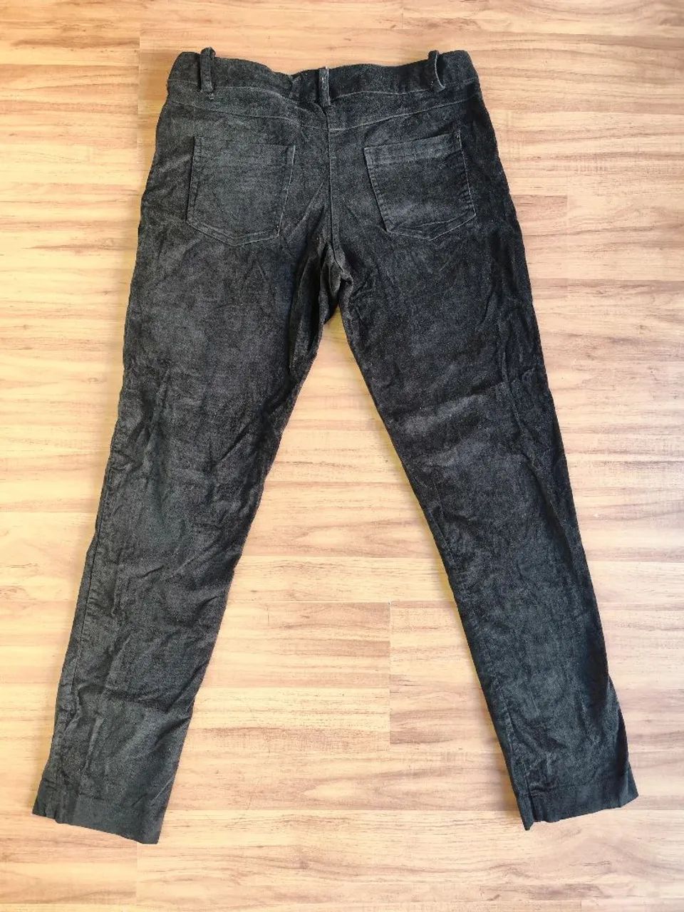 Calça collins veludo preta 40 - Foto 4