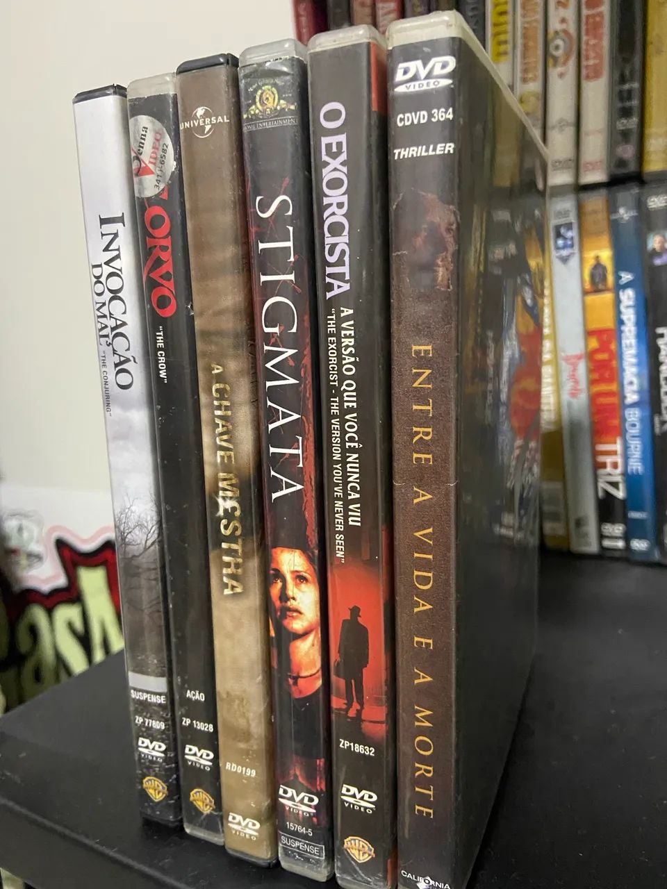 Lote dvd terror 